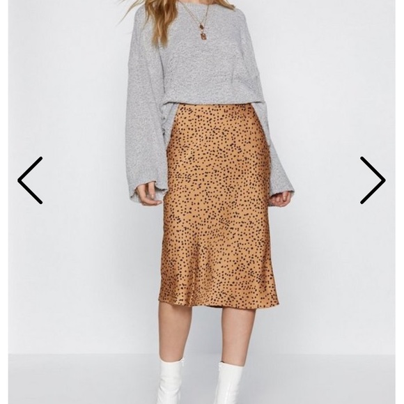 Nasty Gal Dresses & Skirts - NWT Satin Midi Skirt